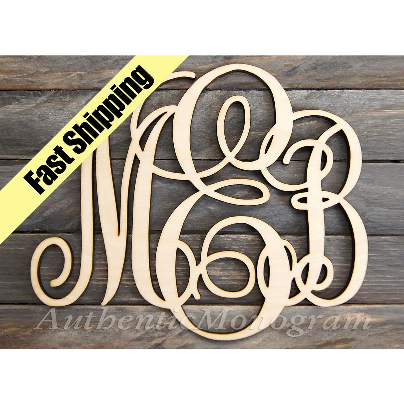 Fast up to 36" 3 Letter Wooden Monogram Unpainted Laser Cut Wooden Monogram SALE monogram decoration personalized custom wall hanging