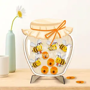 Custom Bee Reward Jar for Classroom Behavior, Personalized Token Jar, Classroom Decor, Teacher Gift, Kids Reward System