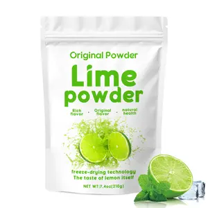 WACACEE Premium Lime Vitamin C Instant Powder, 7.4 oz (210 g), Vitamin C Expert, perfect for smoothies, shakes, and fruit drinks, rich flavor, dissolves in 3 seconds, a household essential