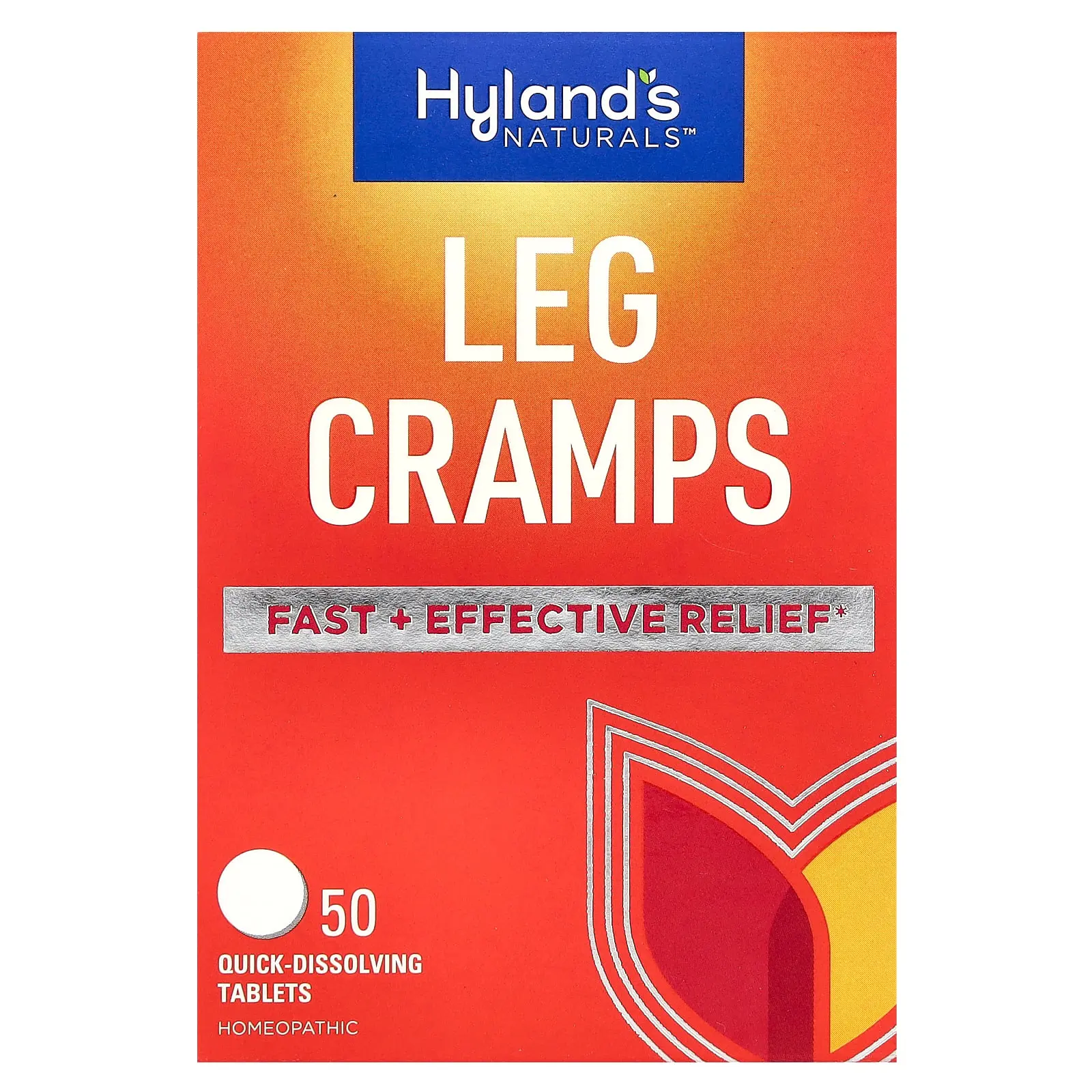 Hyland's Naturals Leg Cramps, 50 Quick-Dissolving Tablets | HSA/FSA Eligible