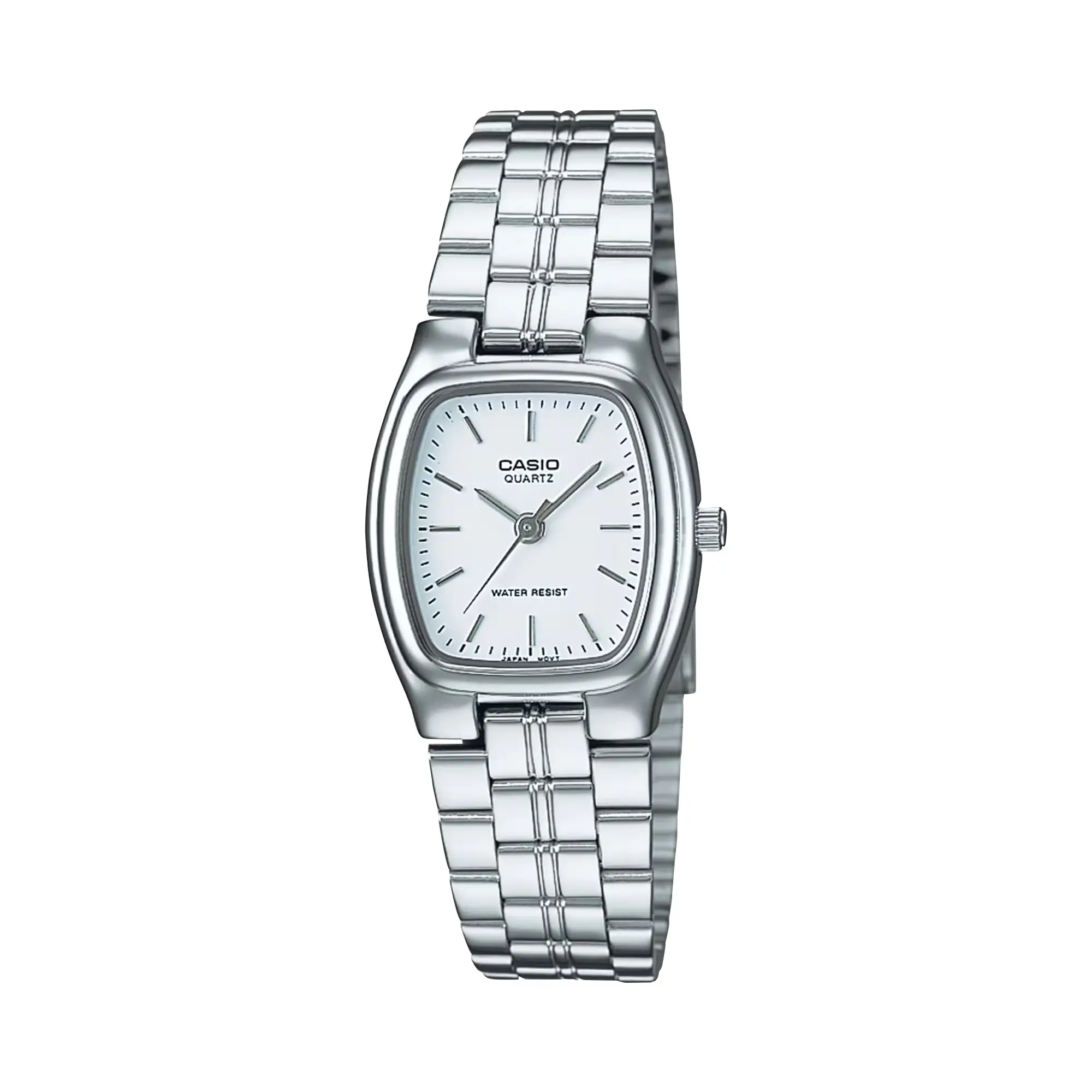 Casio Women’s White Dial Analog Watch with Stainless Steel Bracelet - LTP-1169D-7A