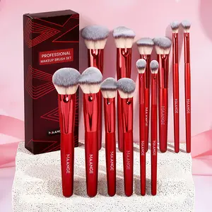 MAANGE Makeup Brushes Set, Beginner-Friendly Professional Makeup Brush Kit for Powder Liquid Cream, Makeup Tools for Women, Foundation Eyeshadow Contour Concealer Brush Set#Summervibes