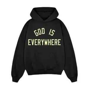 God Is Everywhere Hoodie, Print on Front of Tee, Christian Graphic T-Shirt, Jesus Graphic Printed Sweatshirt, Casual God Hoodie, Unisex God Tee