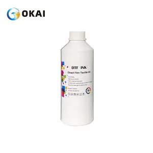 OKAI DTF Black Ink 1L – No Clog, High Density for XP600 / i3200 / 1600