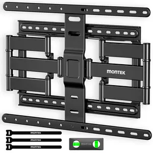 Ultra Slim TV Wall Mount for 37-95 Inch TVs | 1.1" Thin Low Profile Full Motion Bracket | Dual Swivel Articulating Arms with Tilt | Max VESA 600x400mm | Holds 132lbs | Fits 16"/18" Studs