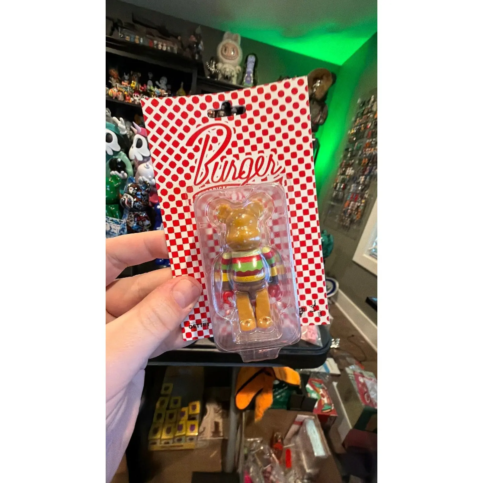 Bearbrick Burger Getty 100% sealed