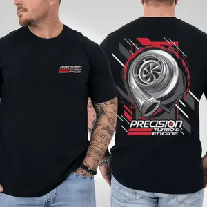 Precision Turbo T-Shirt, Turbocharger Performance Car Graphic Tee, Gift for Car Enthusiasts, Gift for Turbo Fans, Gift for Gearheads