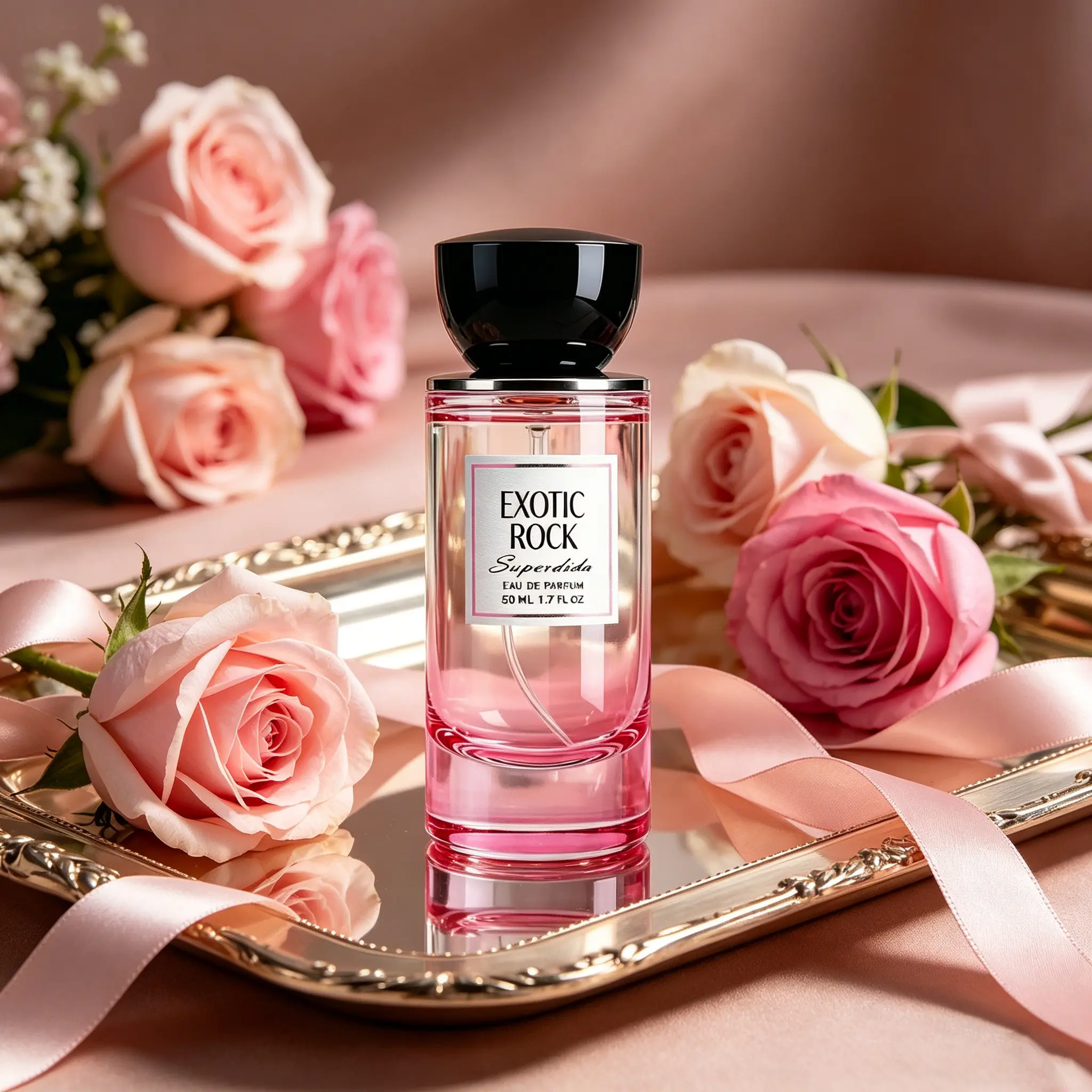 Superdida Sweet Vanilla Rose Perfume for Women, Long Lasting Floral Candy Fragrance, Feminine & Elegant Eau de Parfum 50ml