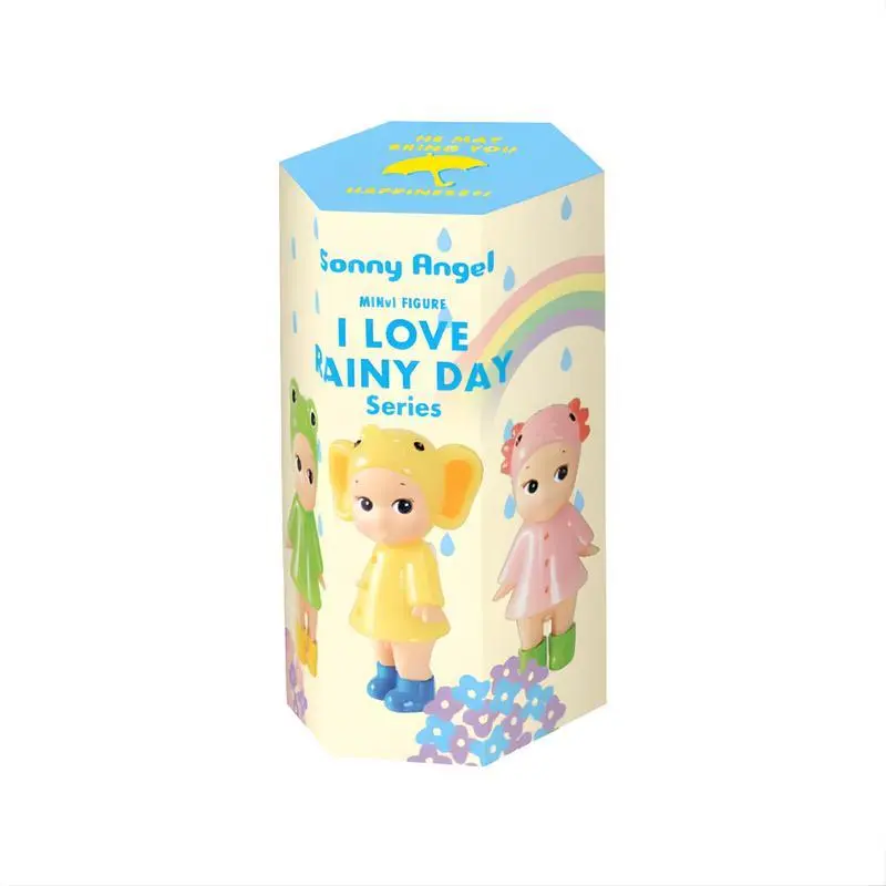 Sonny Angel Blind Box Figure Gift, Rainy Day Dinosaur Bug's World Series Kawaii Mini Collectible Toy