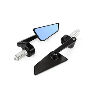 XINGWU Motorcycle Bar End Mirrors Universal 7/8" 22mm Handlebar Mirror CNC Aluminum for Ninja Z900 Honda Yamaha Suzuki Ducati Cruiser Most Motorcycle Scooter Sports Bike