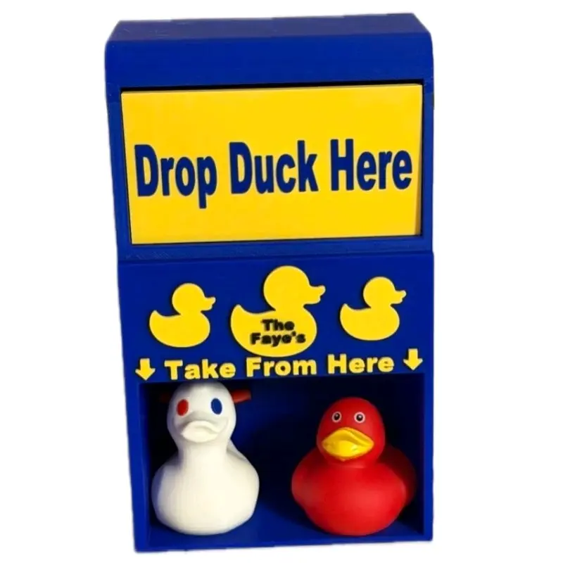 Duck hiding Mailbox