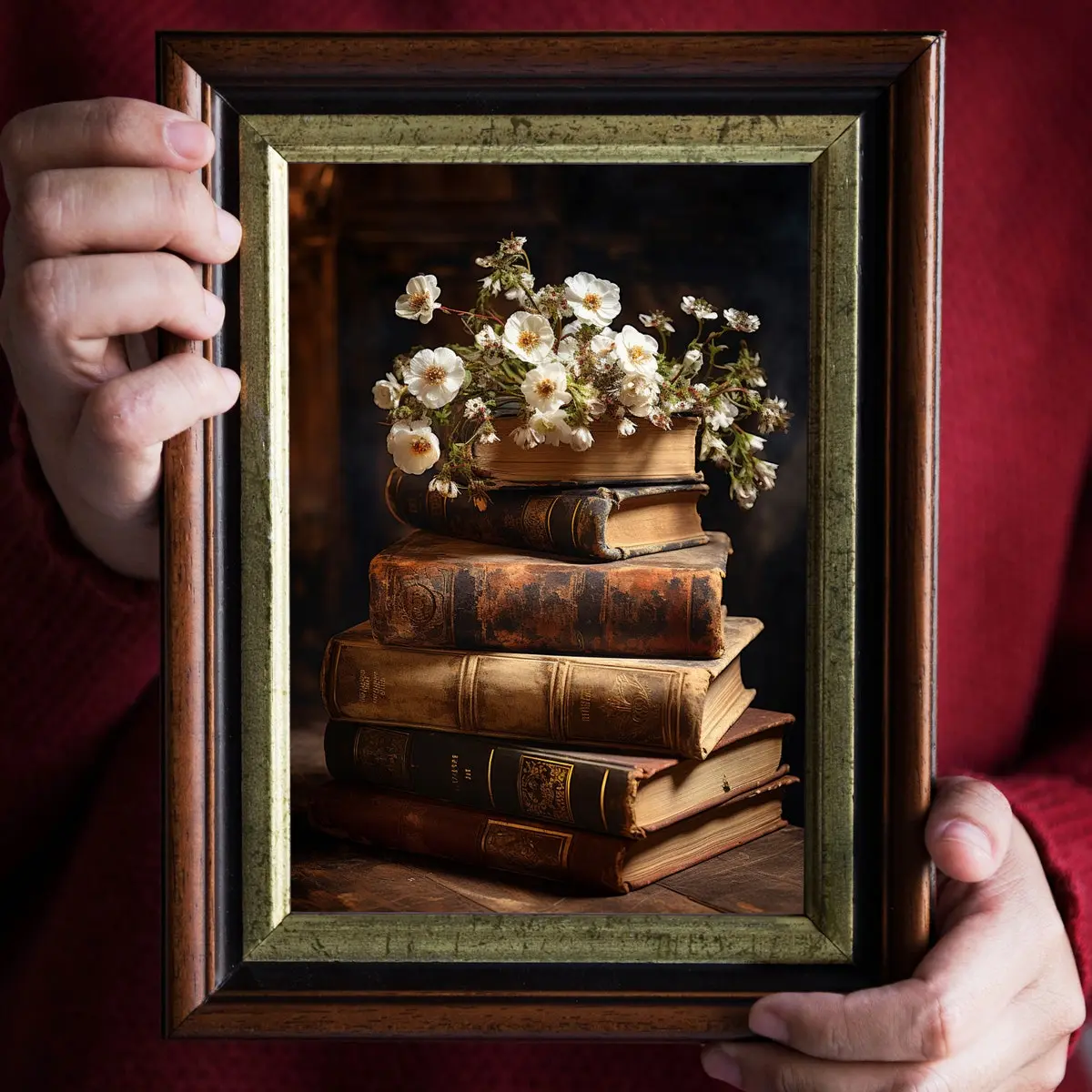 Spring Decor Wildflower Print Moody Spring Wall Art Dark Academia Decor Easter Print, Book Print Spring Print Floral Wall Art Flower Art