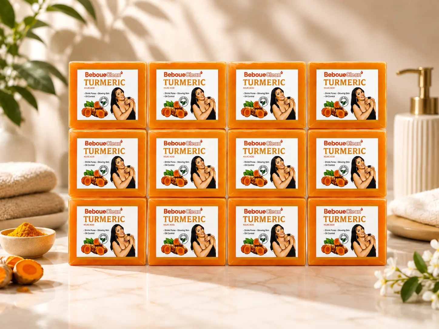Cleansing Soap Bar for Face & Body, Gentle Daily Skin Care, 200g Each – Pack of 12