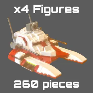 Republic Fighter Tank 262pcs Compatible Building Kit