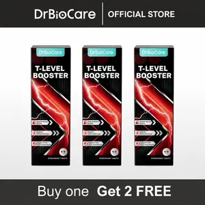 [B1G2 FREE] DrBioCare Men's Vitality & Energy Effervescent Tablets - With Tongkat Ali, Shilajit,Ashwagandha & L-Arginine for Daily Wellness