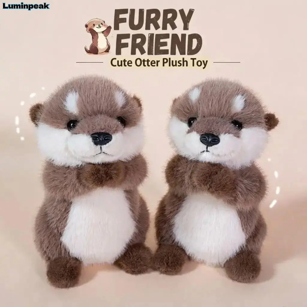 Sea Otter Plush Toy - Kawaii Extra Soft Fluffy Stuffedanimals, Cuddly Doll Gift for Kids, Collectible Soft Animal Room Decorations