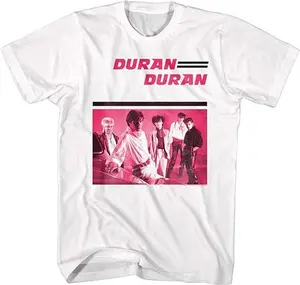 American Classics Duran Duran 80s Music Band Image Adult Short Sleeve T-Shirt Graphic Tee