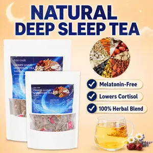 【summervibes】Treecode Ziziphus Sleep Tea (Sour Jujube Seed) | Melatonin-Free Deep Sleep & Cortisol Relief | Caffeine-Free Herbal Blend (30/60/120 Ct)