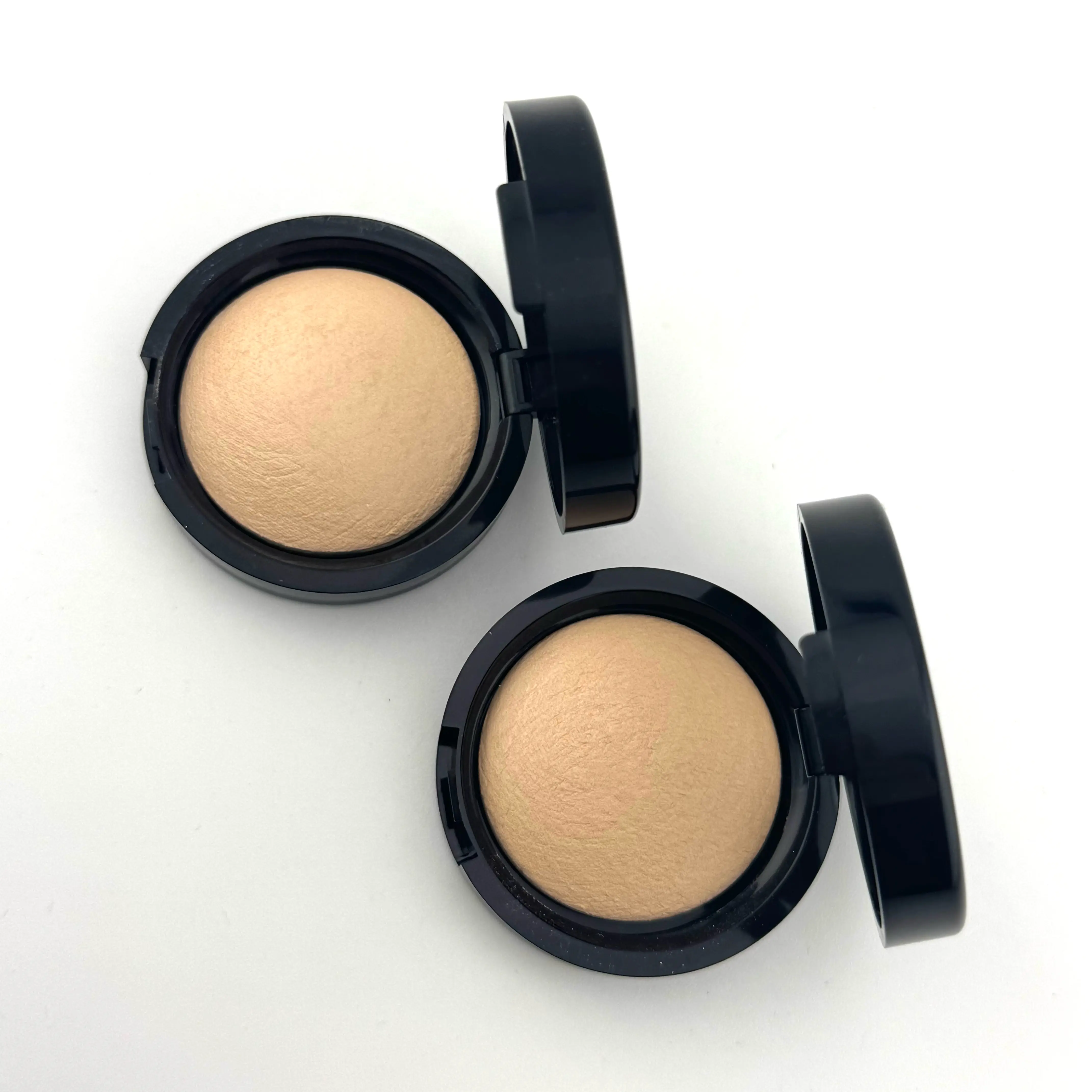 (2) Laura Geller Baked Highlight Powder 0.06 oz - French Vanilla 0019002B - Smooth Finish with Baked Effect for Versatile Makeup Looks - Highlighter