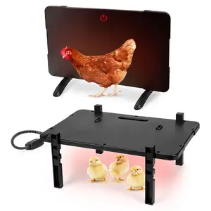 Farm Innovators 2-In-1 Radiant 200W Chicken Coop Panel Heater 50W Brooder Heater