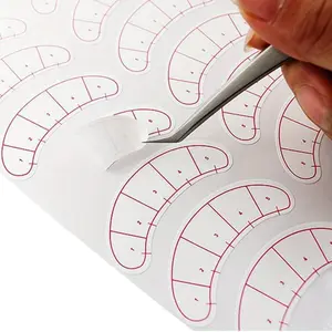 35 Pairs Lash Mapping Stickers, Lash Extensions Five-Point Positioning Stickers, Lash Extension Supplies, Eye Patch/Pads Lash Mapping Practice for Beginner/Tech Lash Artists, Eyelash Tools