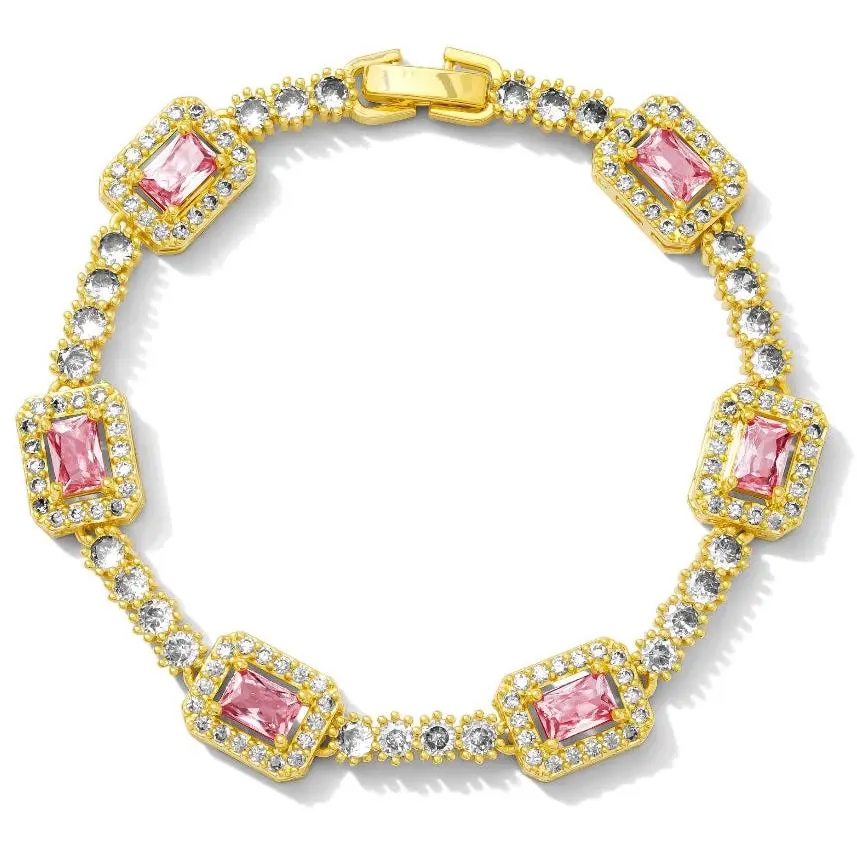 Pink diamond bracelet