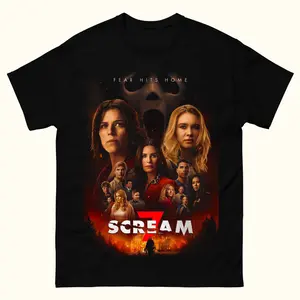 Scream 7 Official Only In Theatres On February 27 2026 Fear Hits T-Shirt