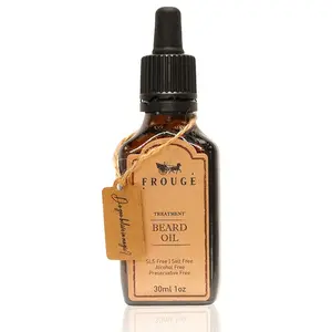 Beard Oil for Men Growth – Luxury Scented Beard Growth Oil with Argan Oil, Jojoba & Almond Oils – Lightweight Non-Greasy Beard Oil, Softens & Strengthens Beard – 30ml