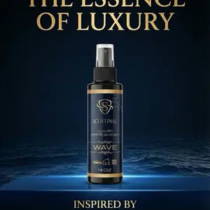 Scentinal Wave Luxury Air Freshener 4.0 Inspired by The Essence of Luxury Woody Scent for Car Office or Bachelor Pad