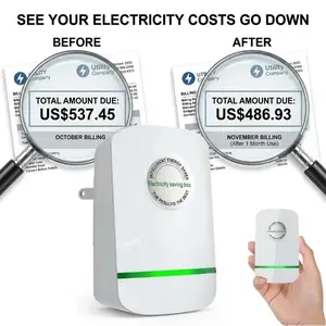 Electricity Bill Terminator SmartPlug Device, Stop Watt Device Plug-in for Home & Office US Plug 90V-250V 30KW