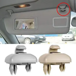 Car Sun Visor Clip Holder Hook Bracket Hanger For Audi A1 A3 A4 A5 Q3 Q5 S3 S4 S5 TT Allroad 8U0857562A Grey Interior