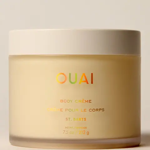 OUAI Body Crème - St. Barts Scent Hydrating Moisturizing Cream with Coconut and Nourishing Properties - 7.5oz