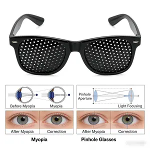 Pinhole Vision Correction Glasses for Men and Women - Clear Vision Guaranteed Modern Bifocals Eyeglass Sunglasses