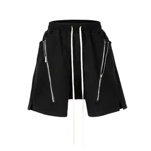 NOIR ZIP DRAWSTRING CARGO SHORTS