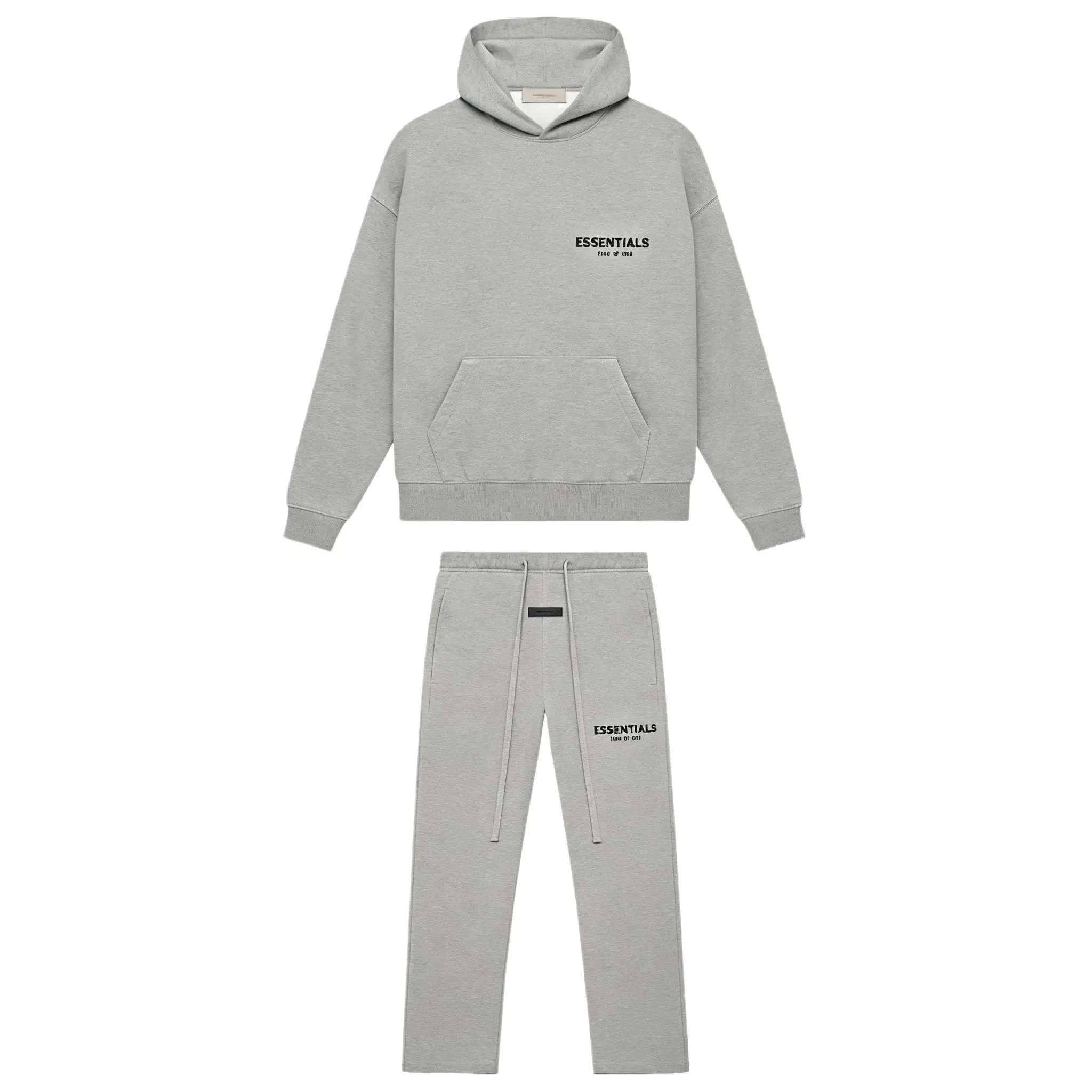 Fear of God Essentials Hoodie 'Dark Oatmeal' AND Relaxed Sweatpants 'Dark Oatmeal'