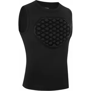 Youth Chest Protector, Padded Compression Shirt, Heart Guard, Sternum Protection For Baseball, Softball, Lacrosse, Football