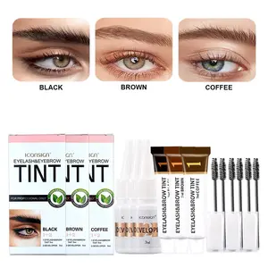 ICONSIGN 2-in-1 Eyelash & Brow Tint Kit | 4-6 Week Long-Lasting, No Salon Visits Needed!