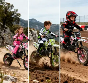 Explorinox Kids Dirt Bike(Basic Version): Children’s Electric Toy Bike, Maximum Speed 40 km/h, Professional Front and Rear Disc Brakes for Riding