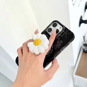 Fashion Daisy Magnetic Phone Stand, Foldable Detachable Portable Desktop Holder, Versatile Phone Decoration Accessory, Creative Gift, Cellphone, Smartphone