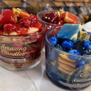 Strawberry,  Blueberry OR  Maple Pancakes Candle