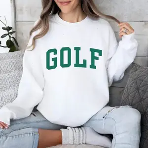 Green Golf Sweatshirt for Women, Unisex Golfer Pullover, Tournament Apparel & Gift, Golfing Apparel, Gift for Golfer