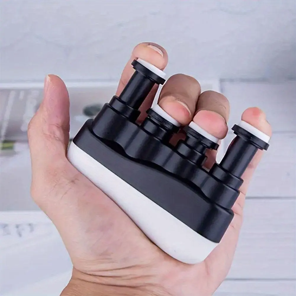 Finger Strength Trainer, Finger Exerciser, Finger Strength Training Tool, Hand Strengthener for Piano Guitar Practice, Adjustable Hand Strengthener, Hand Grip Trainer, Hand Strengthening Devices, Hand Grips For Strength Training