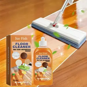 Lemon Scented Floor Cleaner, Multifunctional Cleaner, Multi Purpose Cleaning, Stain Remover for Wood Floors, Tile Cleaning Liquid, Easy Removal of Tough Stains, Home Use