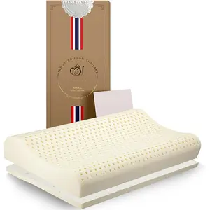 TALATEX    Latex Pillow, Adjustable Orthordic  Pillow Helps  ,  and   (Medium, Standard)