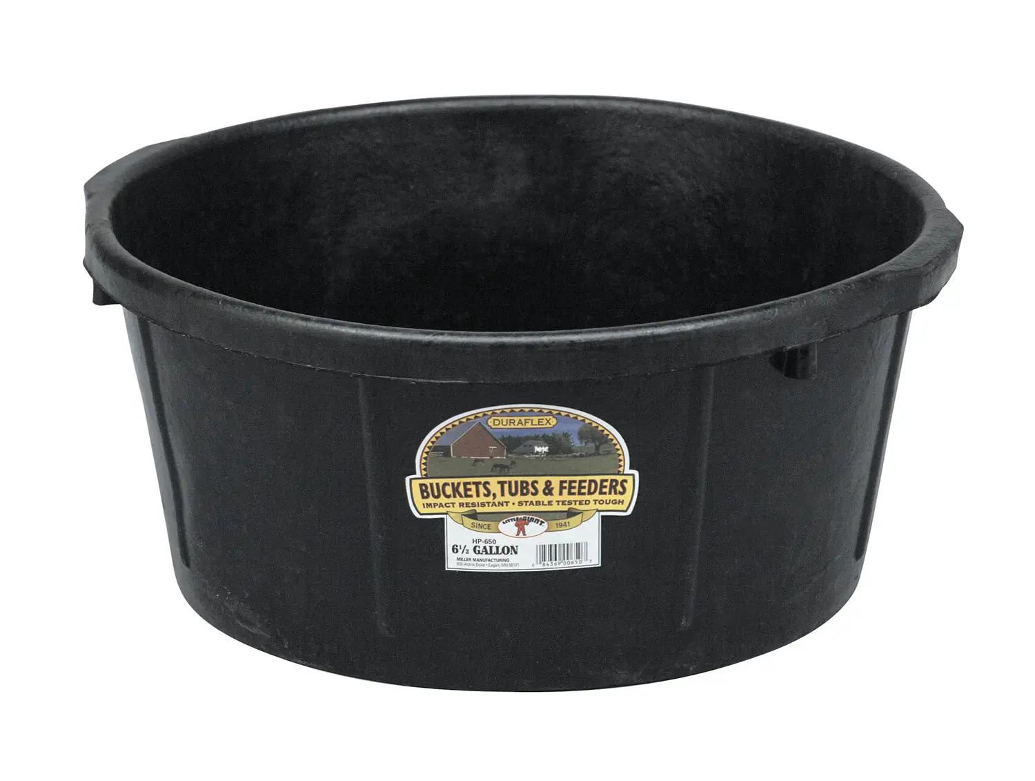 Little Giant Rubber All-Purpose Tub, 6.5 Gallon