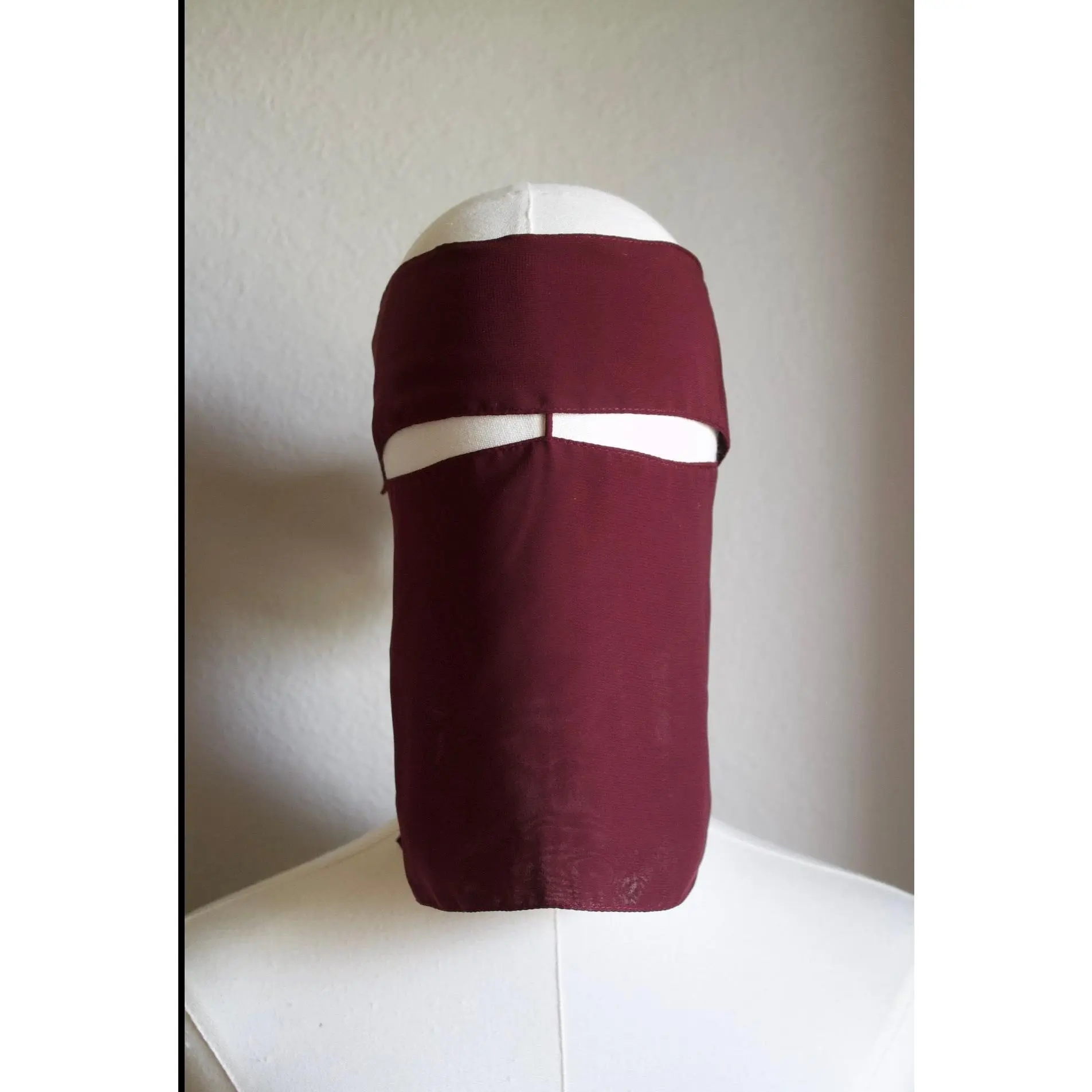 Saudi style makeup niqab with nose string