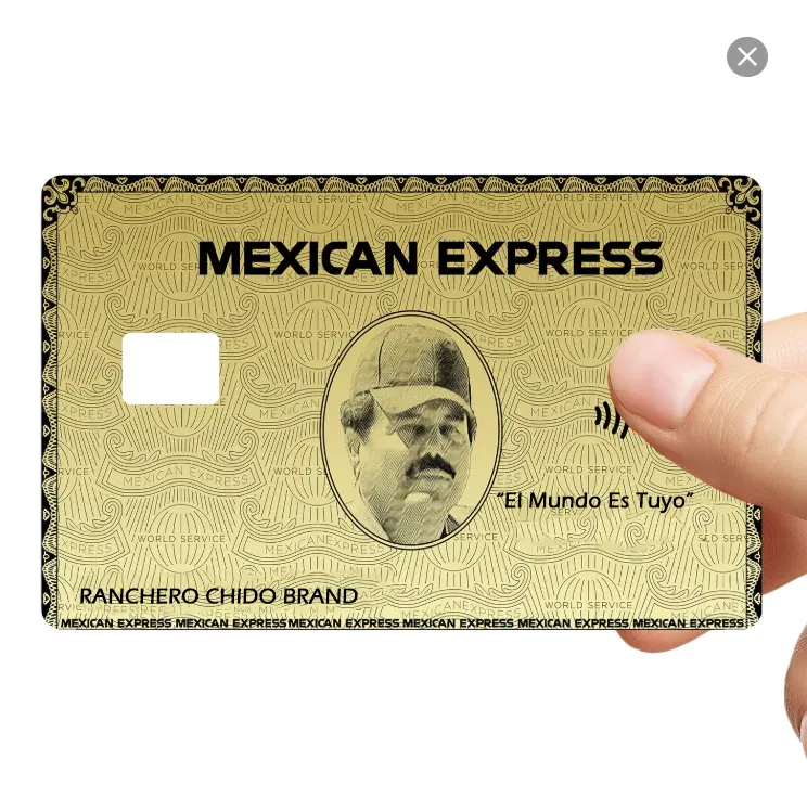 El Gran Jefe Debit/Credit Card Skin Adhesive Covers - Premium Vinyl, Vibrant Designs, Easy Application