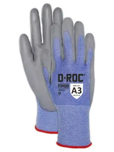 12 Pairs Cut Resistant Work Gloves – Heavy Duty Grip + Touchscreen (Small)