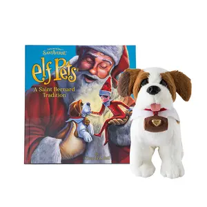 Elf Pets Saint Bernard Pup – Soft Plush Dog & Storybook Gift Set for Kids, From the Makers of The Elf on the Shelf
