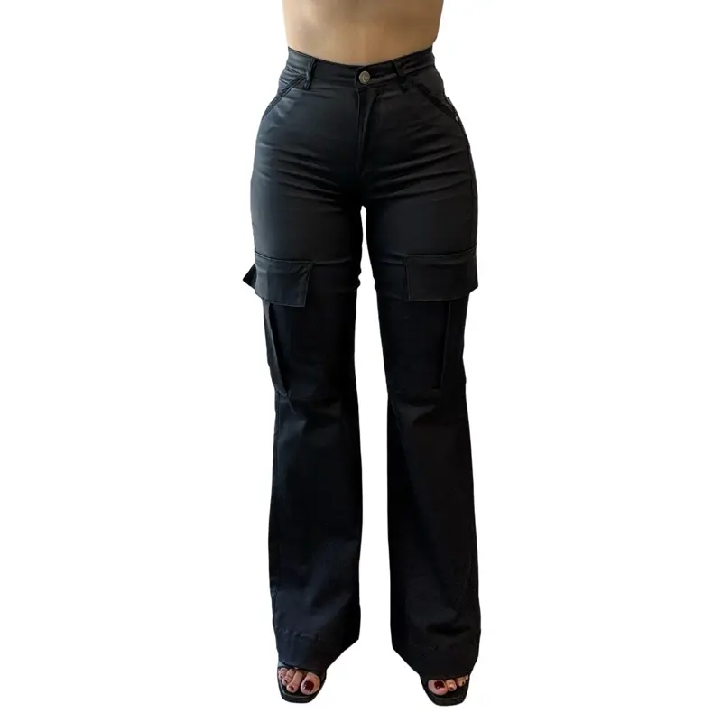 Jean CBJ-005 - Cargo Corte Campana Negro